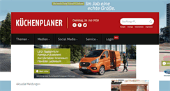 Desktop Screenshot of kuechenplaner-magazin.de