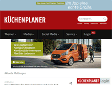 Tablet Screenshot of kuechenplaner-magazin.de